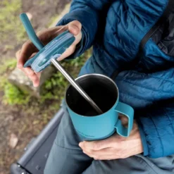 Rise Tumbler med Sugrörslock - Brittany Blue, 769 ml