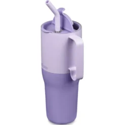 Rise Tumbler med Sugrörslock - Orchid Bloom, 1065 ml