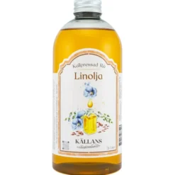 Rå Kallpressad Linolja, 500 ml