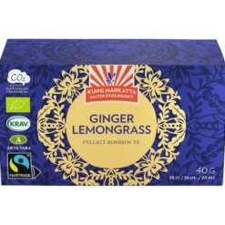 Rooibos med Ingefära & Citrongräs, 20 påsar