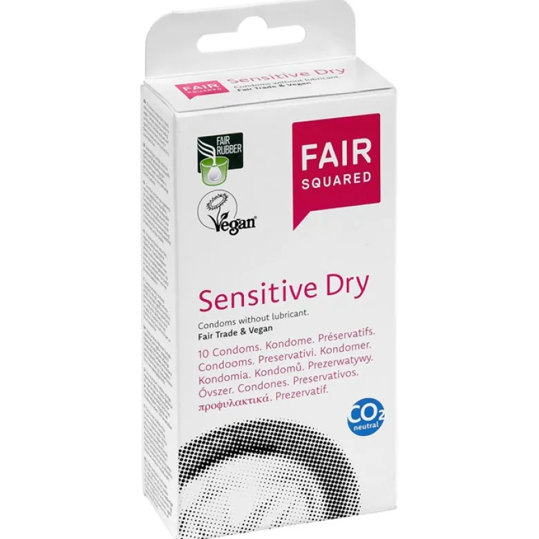 Rättvisemärkta Kondomer Sensitive Dry, 10 st