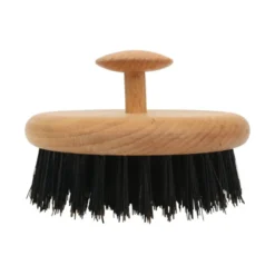 Rund Hårborste med Knopp & Svinborst, Ø 8,5 cm