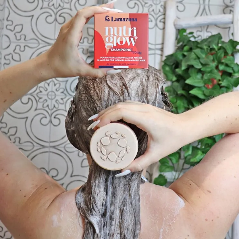 Schampokaka Nutri Glow för normalt hår, 70 ml