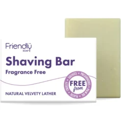 Shaving Bar Fragrance Free, 95 g