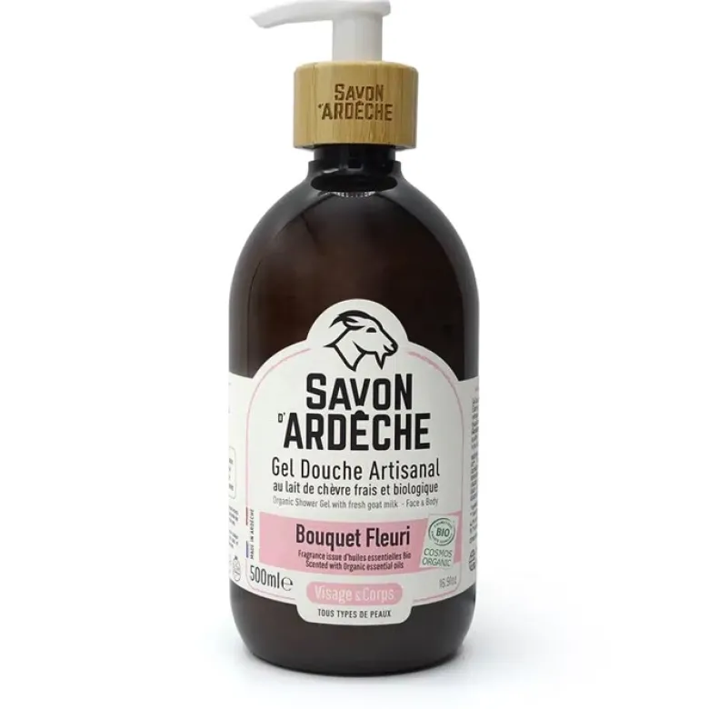 Shower Gel with Goat Milk - Floral Bouquet, 500 ml