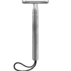 Säkerhetshyvel Companion Silver Matt - Stängd kam