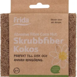 Skrubbsvamp Kokosfiber, 2-pack