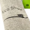 Smoothie Straws, 6 st + Sisalborste