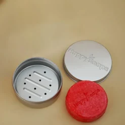 Soap Bar Storage & Travel Tin, Ø 7 cm