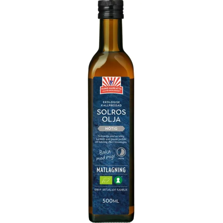 Solrosolja Kallpressad, 500 ml
