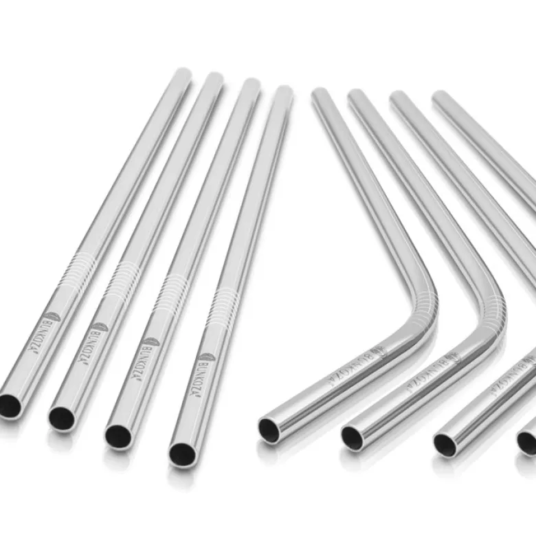 Stainless Steel Straws, 8 st