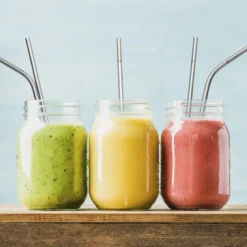 Stainless Steel Straws, 8 st