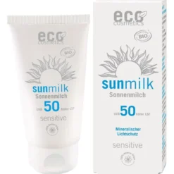 Sunmilk Sensitive högt skydd SPF 50, 75 ml
