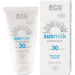 Sunmilk Sensitive högt skydd SPF 30, 75 ml