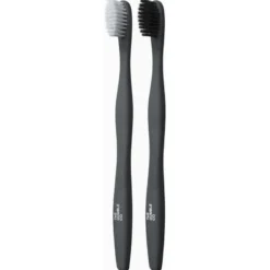 Tandborste Soft - Svart/Vit, 2-pack