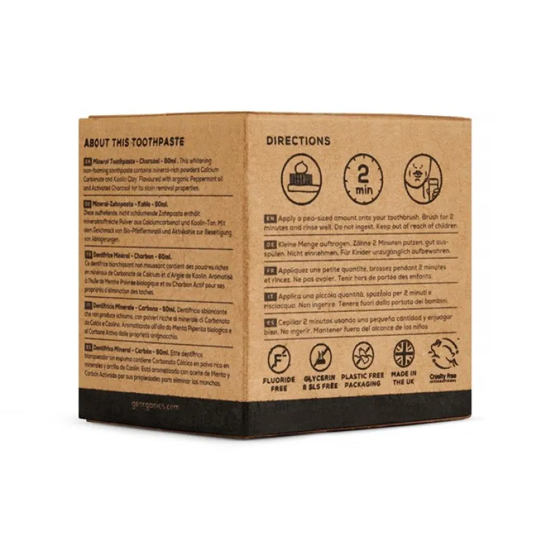 Tandkräm Activated Charcoal, 60 ml