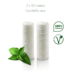 Tandtråd Bioplast Refill - Mintsmak, 2 x 50 m
