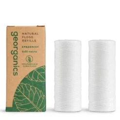 Tandtråd Bioplast Refill - Spearmint, 2 x 50 m