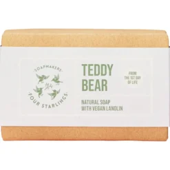 Teddy Bear Bar Soap with Vegan Lanolin, 110 g