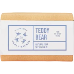 Teddy Bear Natural Bar Soap with Lanolin, 110 g