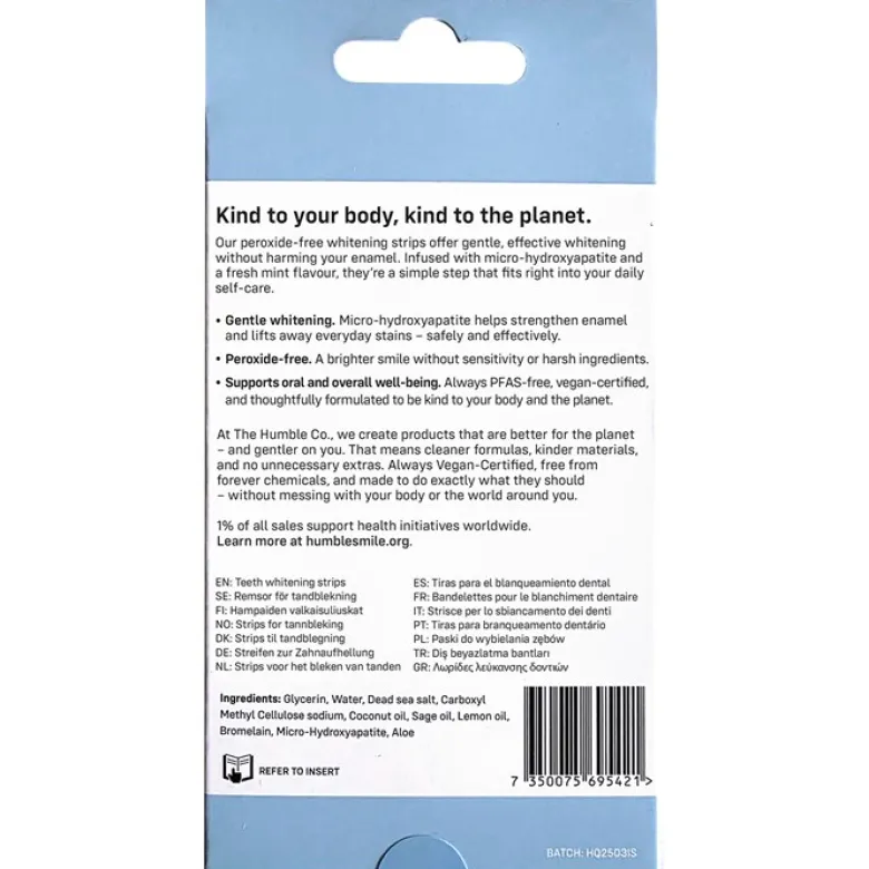 Teeth Whitening Strips - Aloe Vera, 28 st
