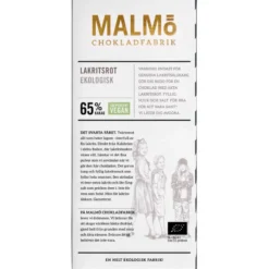Tegel Mörk Choklad Lakritsrot 65%, 80 g