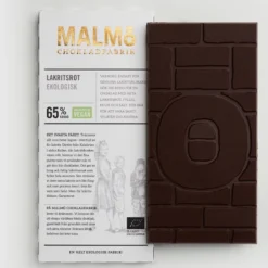 Tegel Mörk Choklad Lakritsrot 65%, 80 g