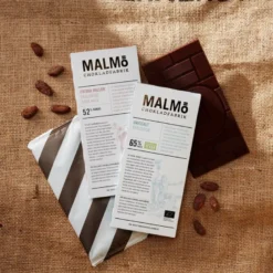 Tegel Mörk Mjölkchoklad Friska Hallon 52%, 80 g