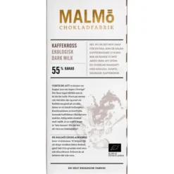 Tegel Mörk Mjölkchoklad Kaffekross 55%, 80 g