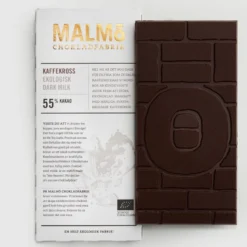 Tegel Mörk Mjölkchoklad Kaffekross 55%, 80 g