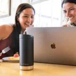 TKWide Isolerad Flaska med Cafékork - Black