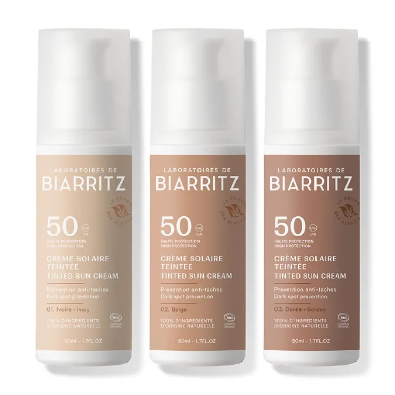Tonad Solkräm för ansiktet SPF 50, 50 ml