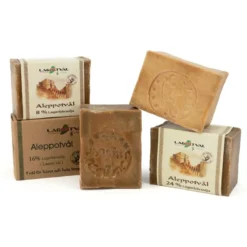 Traditionell Aleppotvål - 1-40% lagerbärsolja, ca. 170-200 g