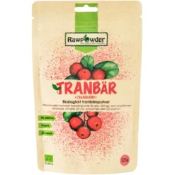Tranbärspulver, 125 g