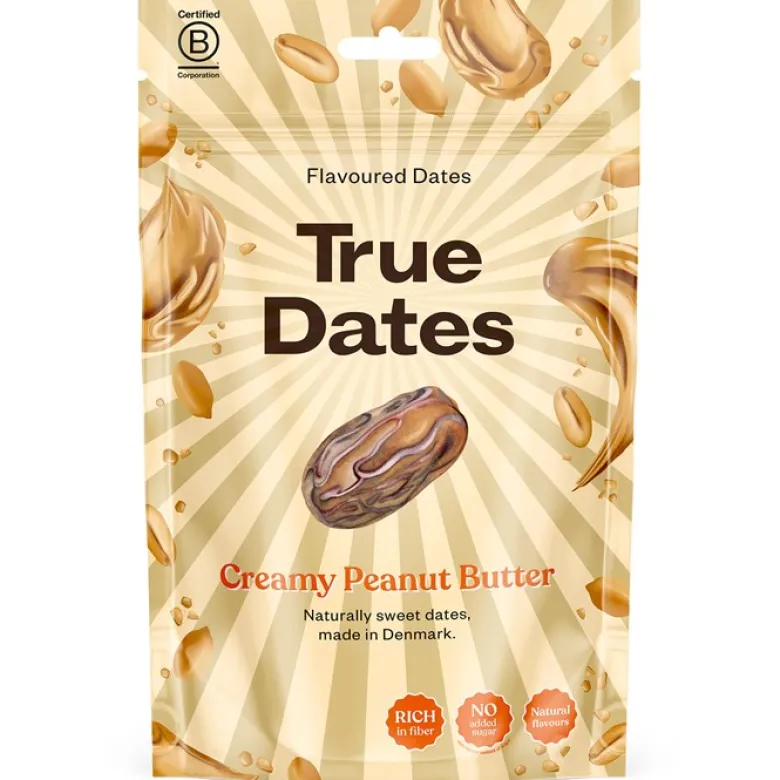 True Dates Dadlar Creamy Peanut Butter, 100 g