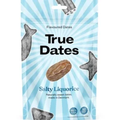 True Dates Dadlar Salty Liquorice, 100 g