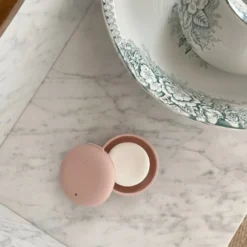Tvålask med silikonlock, Ø 9 cm