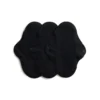 Tvättbara Trosskydd Active - Black, 3-pack