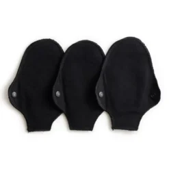 Tvättbara Trosskydd String - Black, 3-pack