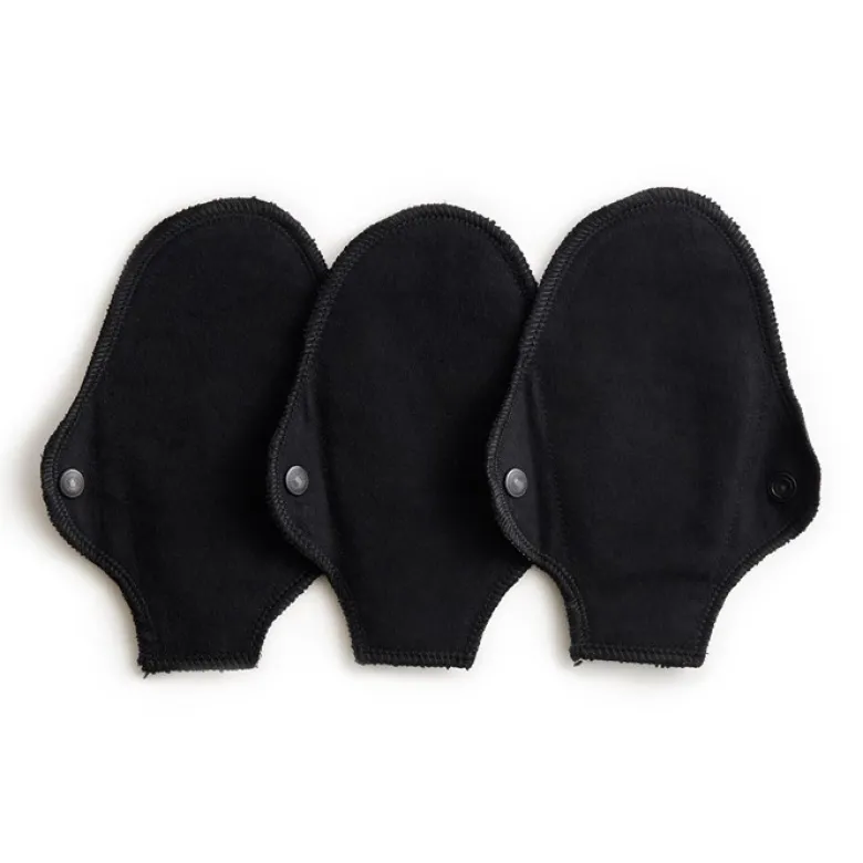 Tvättbara Trosskydd String - Black, 3-pack