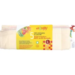 Tygpåse med Dragsko - Large, 5-pack