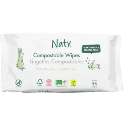 Våtservetter med Aloe Vera, 56 st